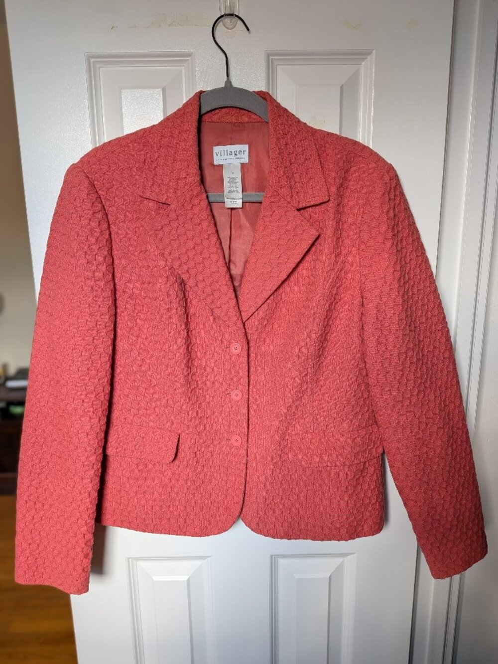 Liz Claiborne Coral Blazer size 14